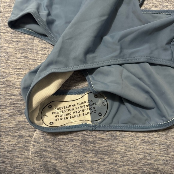 Blue One-Piece Swimsuit - Picture 3 of 4